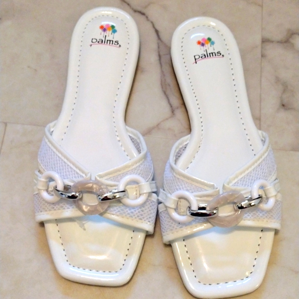 Palms slide sandals.